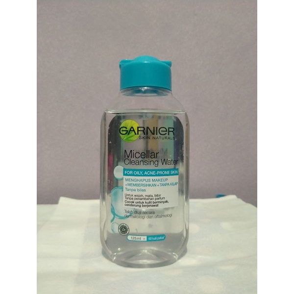 Micellar Water Garnier Biru 125ml | New | ORI 100%
