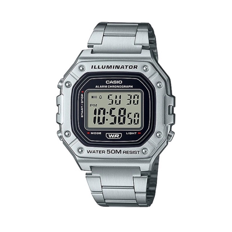 Jam tangan Casio W 218HD 1AVDF Original