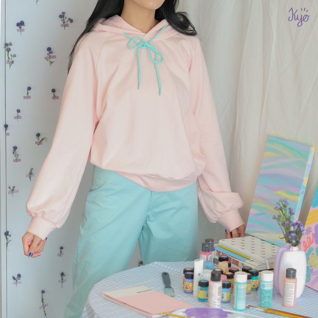 Mayberry - Sweater Hoodie Tali Mint Green