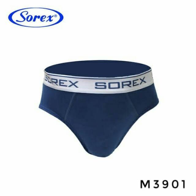 1Box Isi 2Pcs Cd Sorex M3901 Cotton Modern Briefs Celana Dalam Pria Model Segi Tiga Premium M L XL