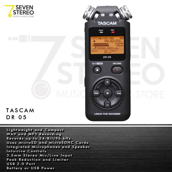 Tascam DR-05 Portable Handheld Recorder