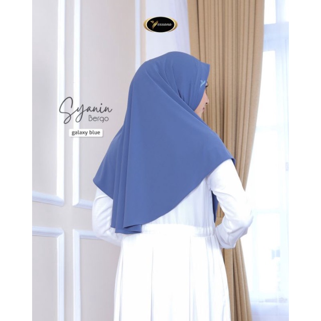 (BISA COD) JILBAB INSTAN POLOS / BERGO SYANIN YESSANA-5
