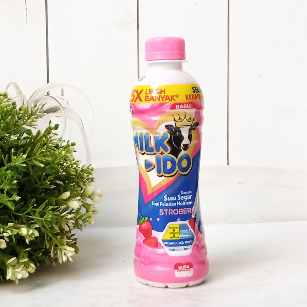 MilkIdo Susu Segar Botol 300ml (ed 2023)