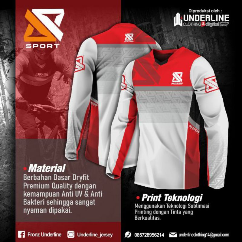 Jersey Sepeda mtb downhill