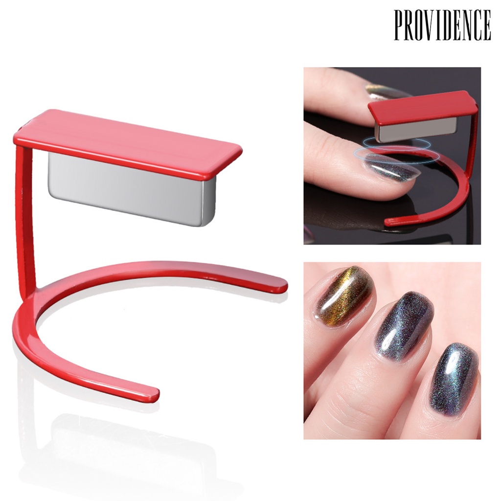 Providence Nail Art Magnet Bracket High Magnetic Compact Free Spin Cat Eye Gel Polish Holder for Women