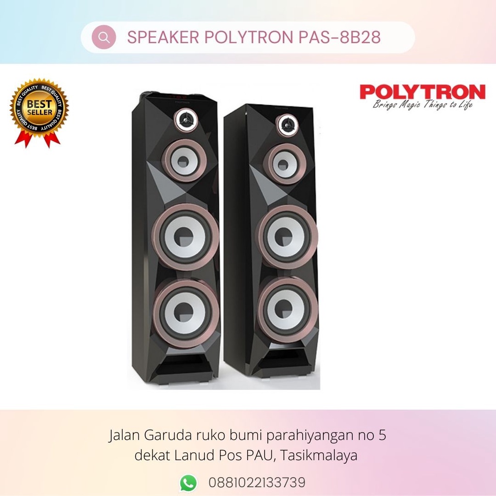SPEAKER AKTIF POLYTRON PAS-8B28 #SPEAKERPOLYTRON