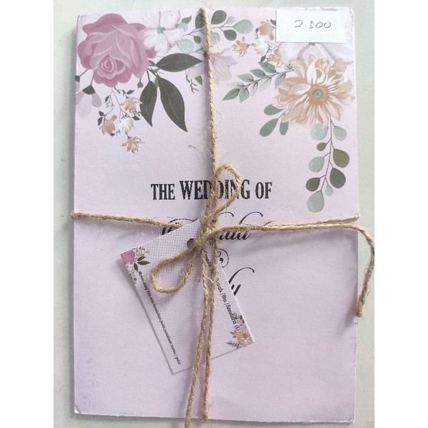 Undangan Rustic Tali Rami