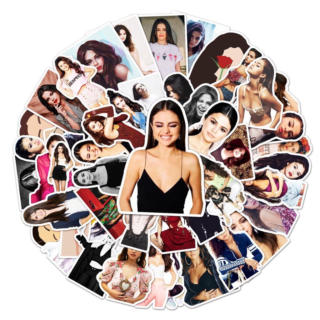 Zhang Selena Gomez grafiti stiker pribadi bintang DIY skateboard sticker bagasi PVC stiker