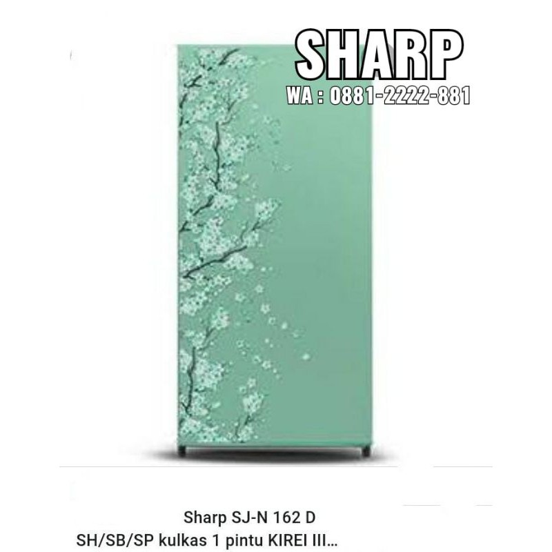 new sharp Kulkas SJN 162D HIJAU KIREI III KHUSUS KOTA CIREBON