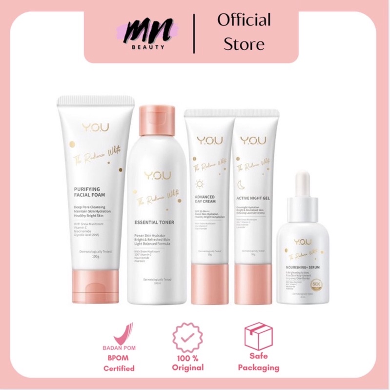 YOU The Radiance White Skincare Series All Varian