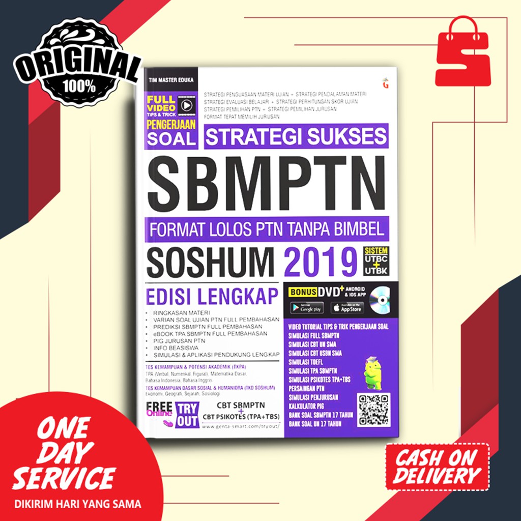 Buku Materi Soal Utbk Sbmptn Strategi Sukses Sbmptn Soshum 2019 Shopee Indonesia