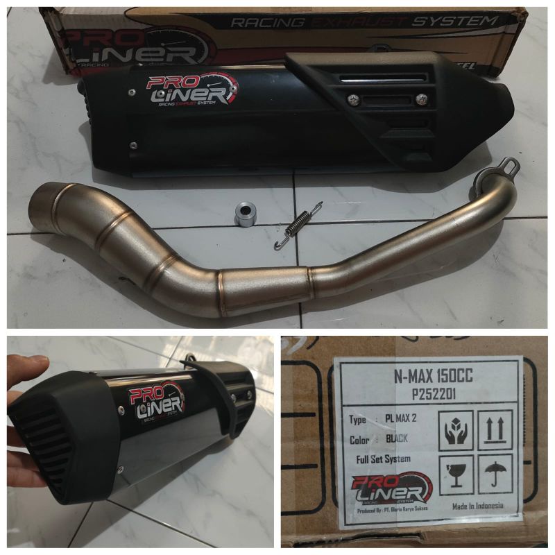 Knalpot proliner pl max2 Nmax 155 old / Knalpot proliner Nmax type pl max2