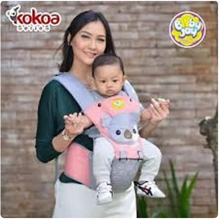 Gendongan Bayi Depan Hipseat Kokoa Series  Baby Joy BJG-3029 Gendongan Bayi Duduk perlengkapan bayi