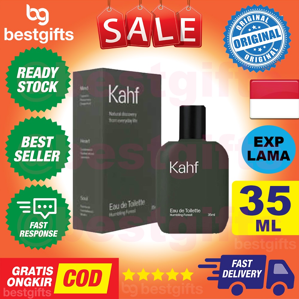 KAHF EAU DE TOILETTE HUMBLING FOREST PARFUM PRIA BADAN WANGI TAHAN LAMA PERFUM LAKI PERFUME 35 ML