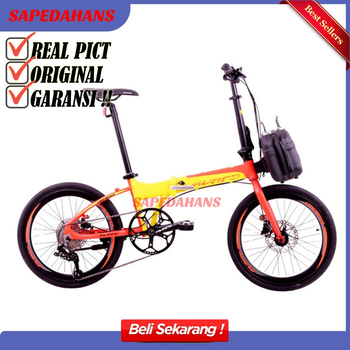 Sepeda Lipat Sepeda Lipat Murah 20 Avand Lancaster 10 Speed Hidrolik DN013