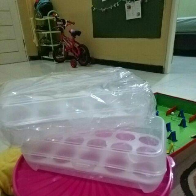 Kotak Telur Plastik Isi 15 Egg Tray | Jual Box Rak Telur Rapi Aman Produk Rumah Tangga Alat Dapur