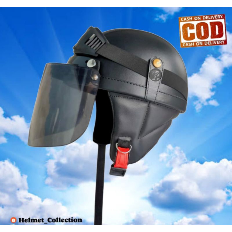 HELM RETRO CHIPS KLASIK DEWASA PRIA WANITA//HELM BOGO CHIPS//HELM KLASIK//HELM MOTOR KLASIK