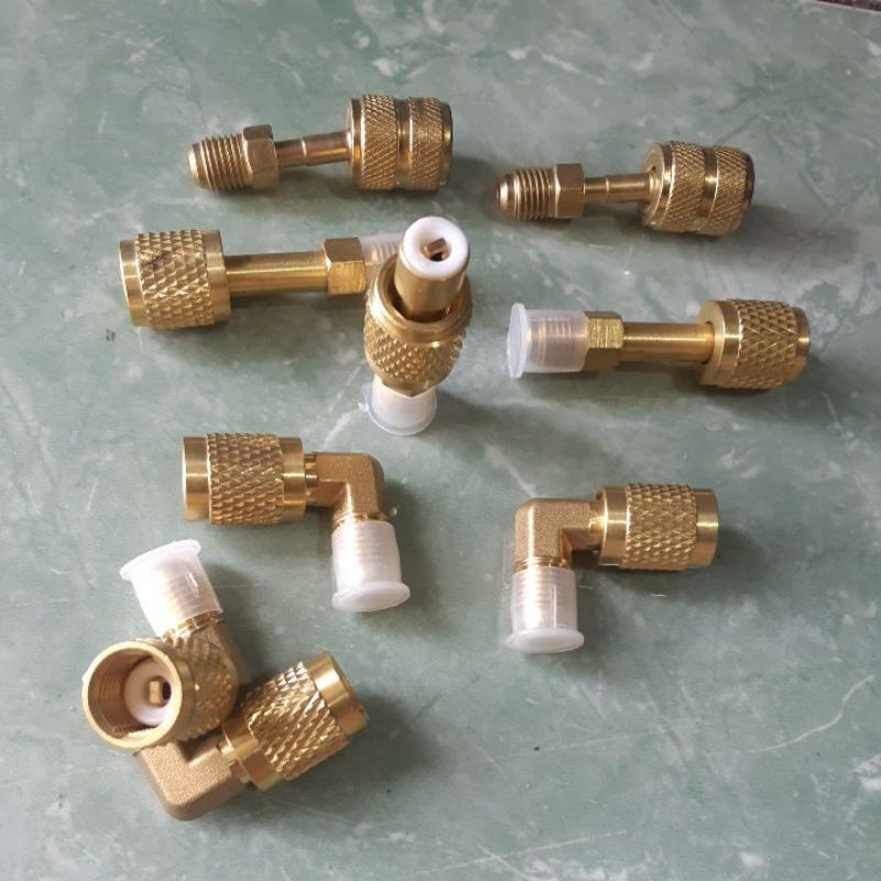 adaptor nepel R32 R410 sambungan pakai selang R22