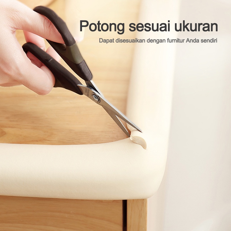 Pelindung Sudut Siku Meja Kursi Tangga 2M Pengaman Tebal Baby Perekat Panjang Bayi Table Protector/C 31