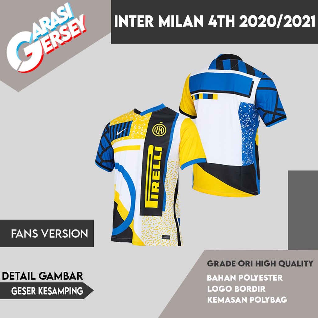 Jersey Sepak Bola Inter Milan 4th Special Editiion 2020/2021 Grade Ori