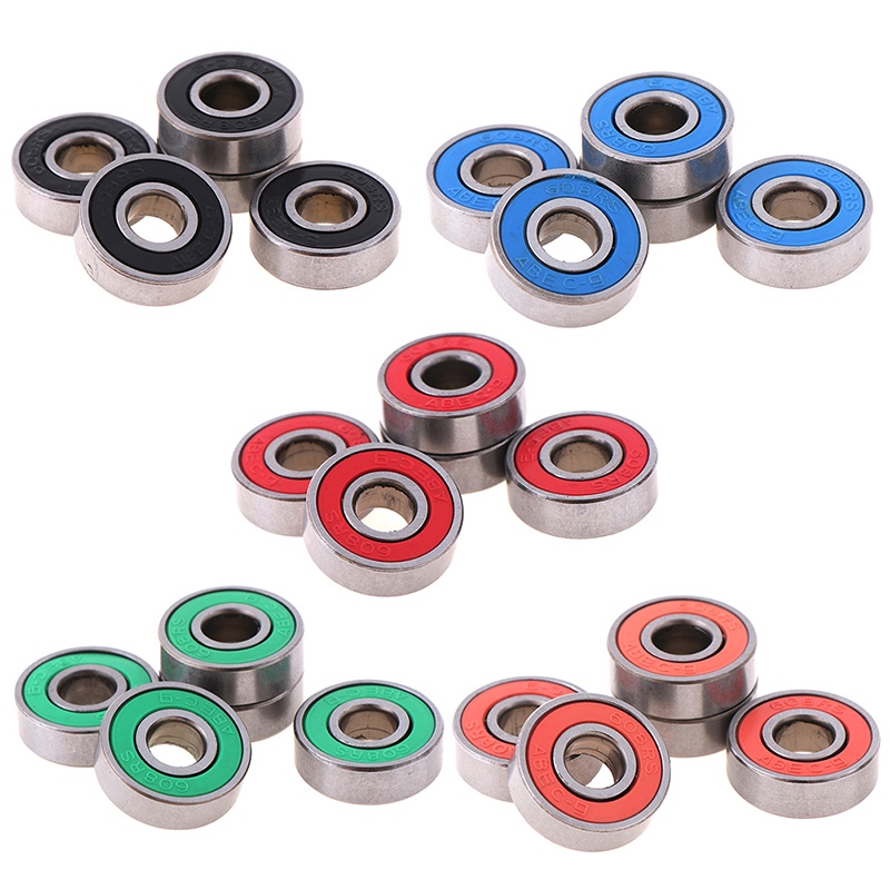 &lt; E2id &amp; &gt; 5Pcs Abec-9 608RS Bearing Untuk skateboard / Skuter