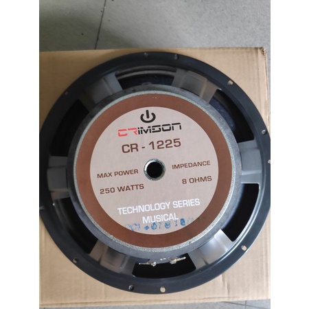 Speaker Crimson CR-1225 12 inchi Fullrange 250 WATT