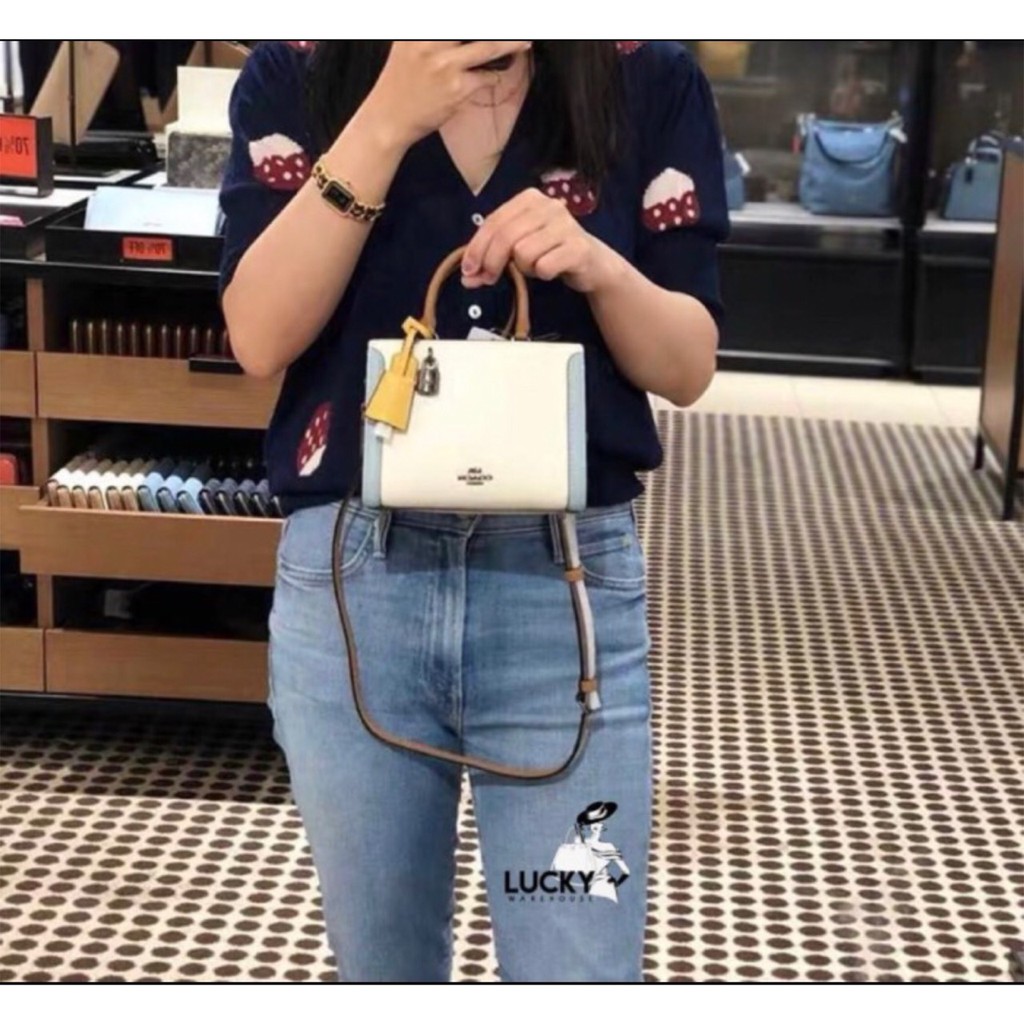 Coach Micro Zoe Crossbody In Colorblock - ORIGINAL 100%