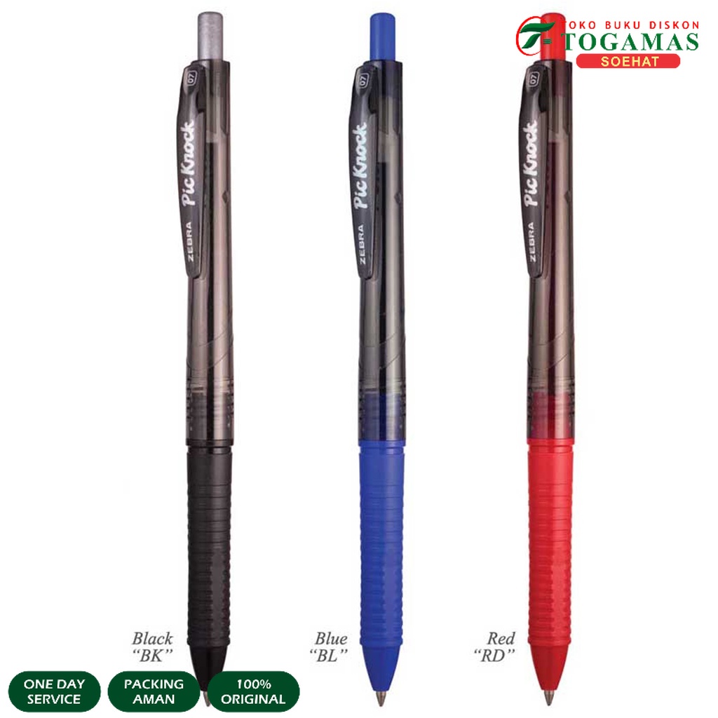 

Zebra Picknock Pulpen Rectractable 07