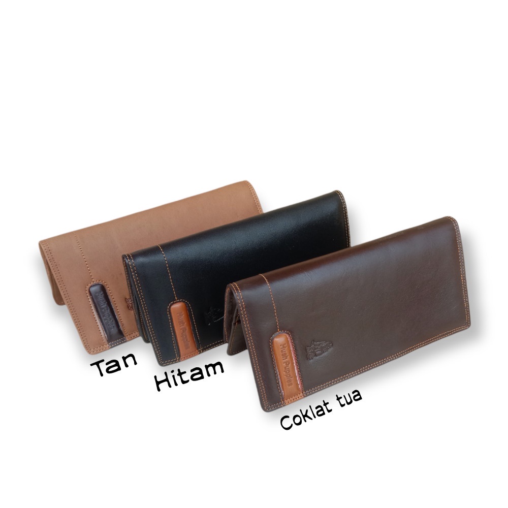 dompet kulit pankang pria / dompet kulit pria model panjang / dompet pria kulit asli model panjang