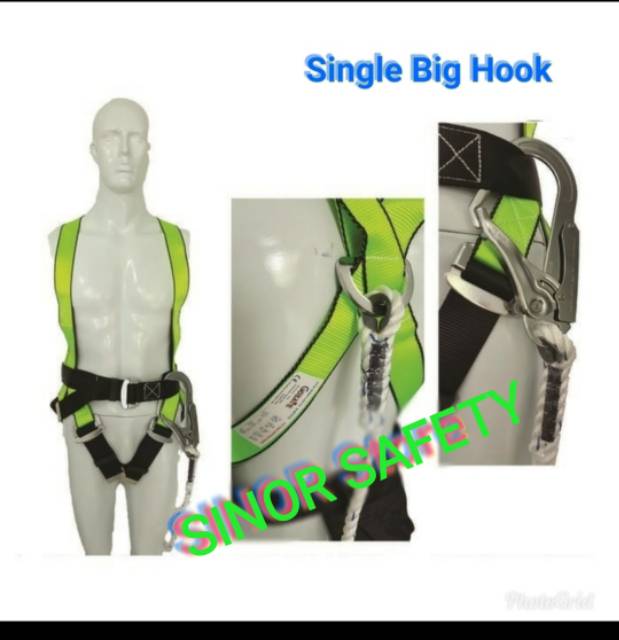 Full Body Harness Double Big Hook Besar Eco GOSAVE Sabuk Pengaman