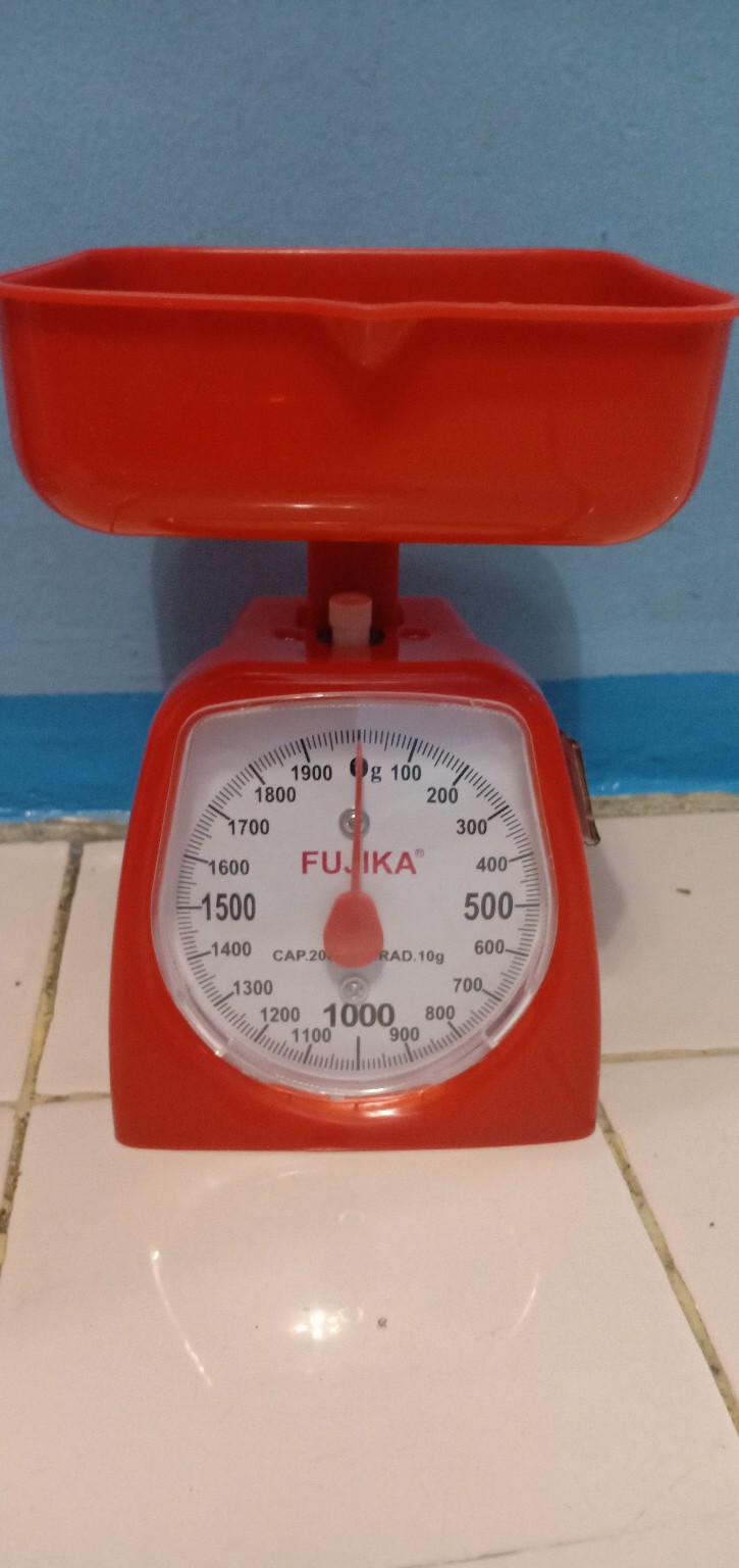 Timbangan Plastik Tepung Kue Dapur Masak Max 2kg Nagako