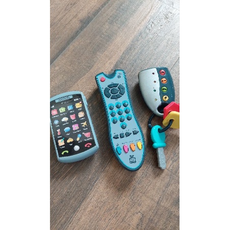 TOYS - ELC Preloved mainan anak toy handphone remote ELC my first gadget lengkap nyalaharga baru 650