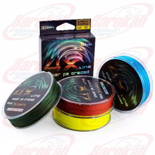 PE X4 Multifilament Power Pe Braided