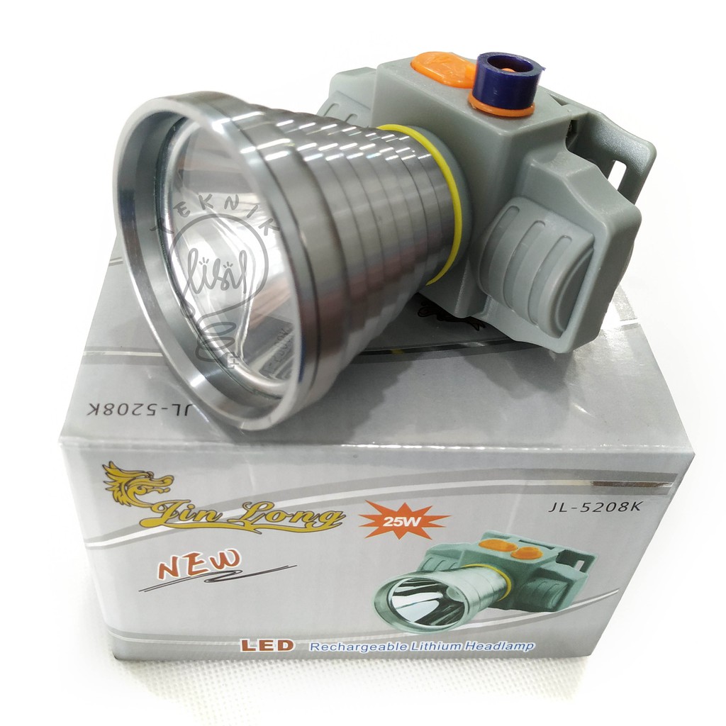 HEAD LAMP 25 WATT SENTER LAMPU KEPALA EMERGENCY JIN LONG 25W JL-5208 W
