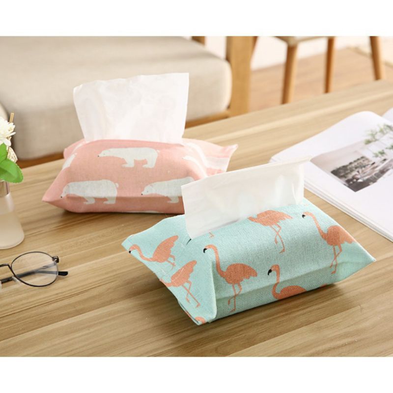 Z3 Tempat Tisu kain / Box tisu Bahan kain unik / Tempat Tissue