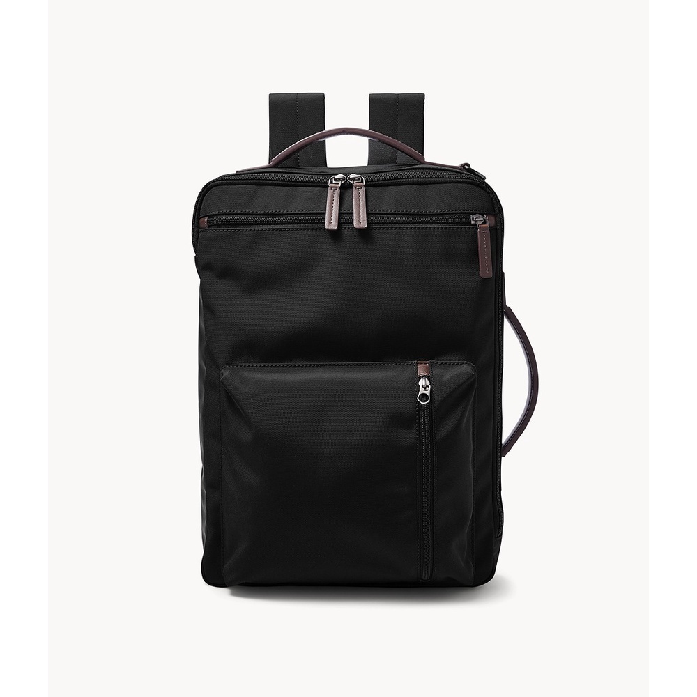 Fossil Buckner Convertible Backpack Black Tas Ransel Selempang Pria MBG9519-001