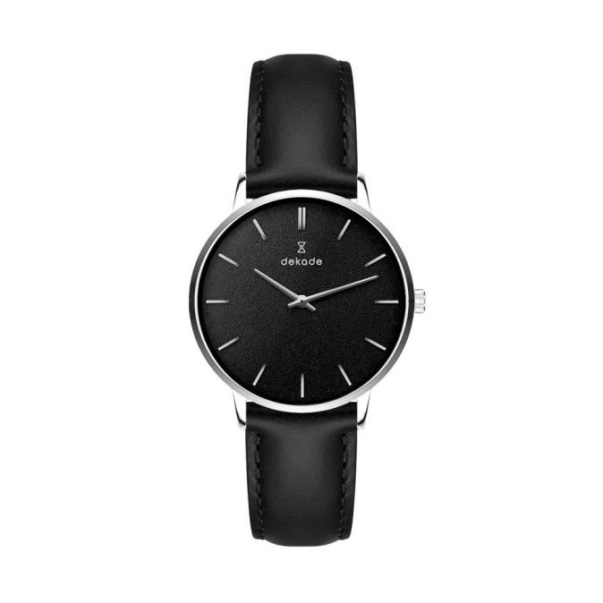 JAM TANGAN PRIA WANITA DEKADE TIME METROPOLIS BLACK - TINY 32MM - Black