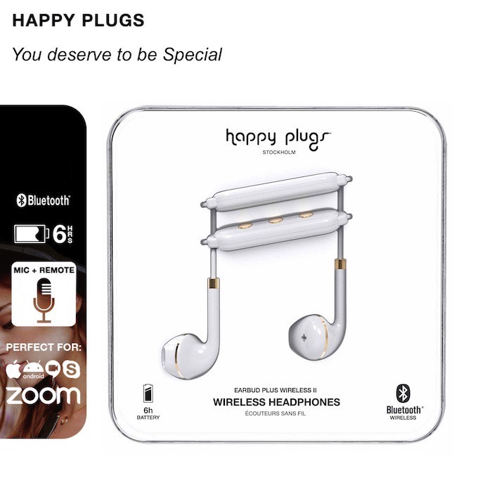 Original Happy Plugs Wireless II Headset Bluetooth Earphone Earpod