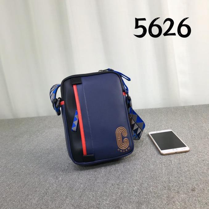 Coach Edge Camera Bag signature Blue-tas coach-coach