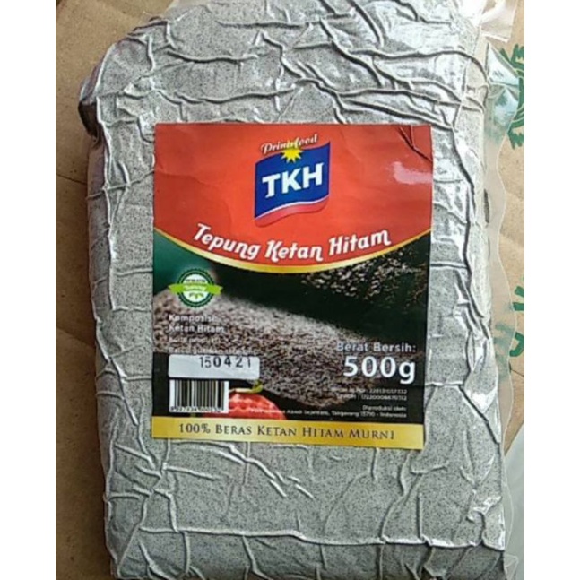 

TKH Tepung Ketan Hitam MURNI kemasan 500 gr