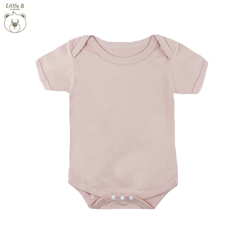 Little B By MacBear Jumper Bayi Unisex Basic Collection Little Aldo Newborn - 12 bulan-Dusty Pink