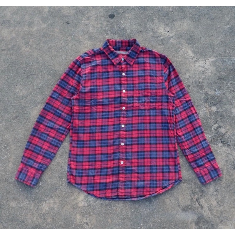 ‼️KEMEJA FLANNEL GIORDANO SECOND MURAH‼️
