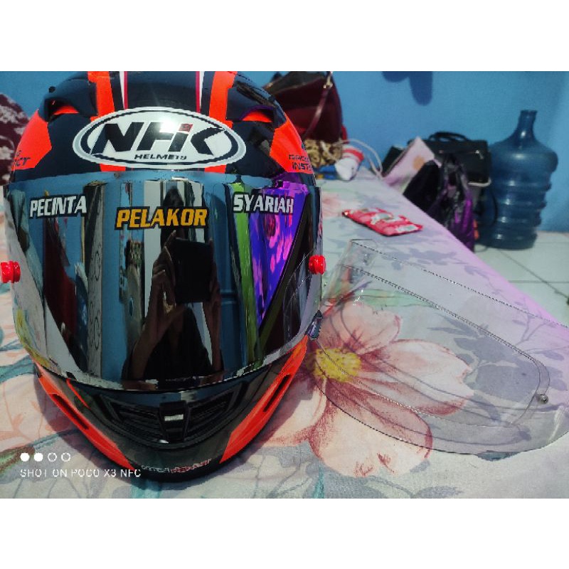 PAKET GANTENG HELM NHK FULLFACE MULUSS