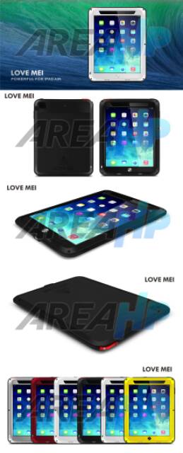 Love Mei Powerful Shockproof Case Casing Cover for iPad Air