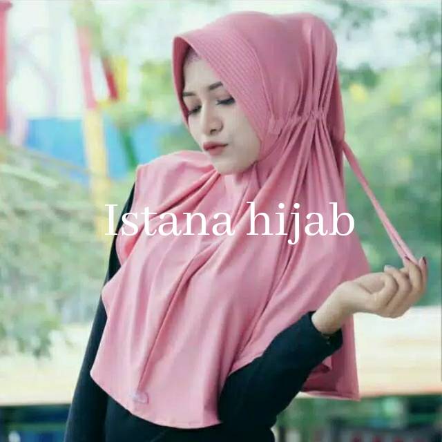 PROMO Jilbab  Instan  Siria Series 1Slup Crepe High 