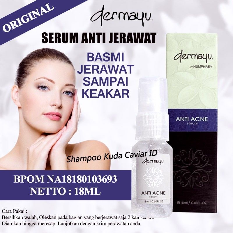 SERUM ACNE - DERMAYU SERUM ANTI ACNE - SERUM JERAWAT - PENGHILANG JERAWAT - SKINCARE WAJAH