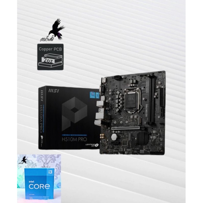 Paket PC Gaming Intel Core i3 10100f 3,6GHz Ram 16gb ddr4 NVME 256gb