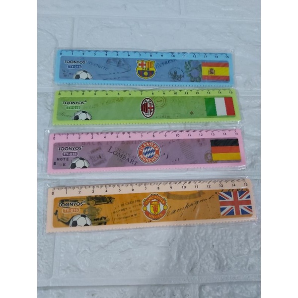 

penggaris karakter bola 15cm