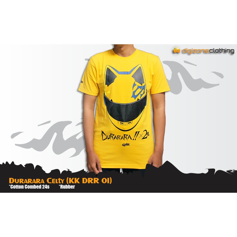 Kaos Anime Durarara Kuning Katun - KK DRR 01