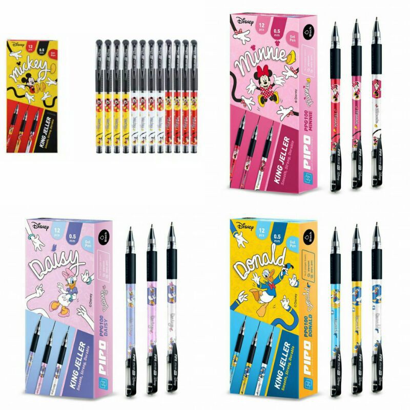 

Pulpen Gel BTS BT21 PIPO LOL Hello Kitty Doraemon Mickey Minie Mouse Donald Daisy Duck Kipas Unicorn Pony Frozen